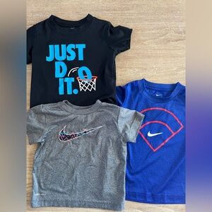Set of 3 - Toddler boy Nike shirts size 2T